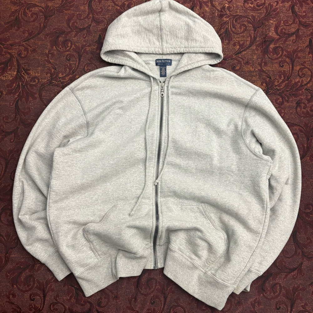 VTG Non-fiction Blank Zip Up Hoodie